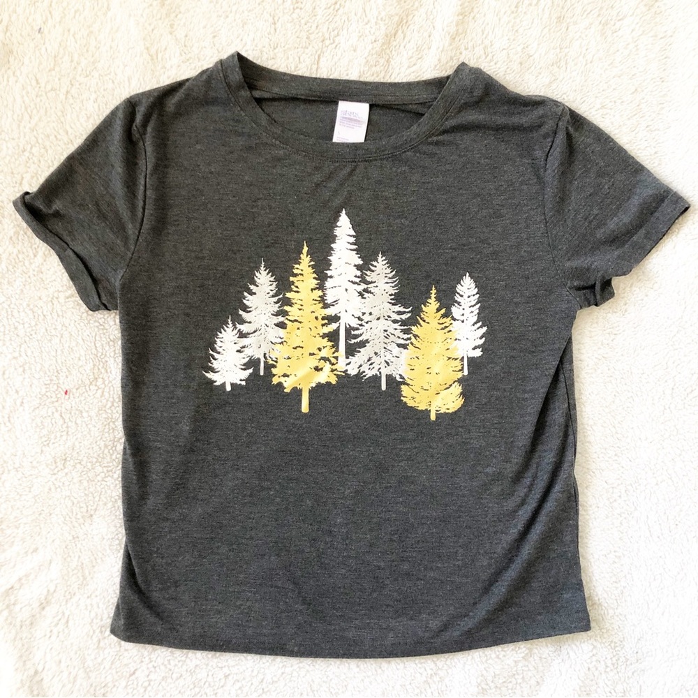 Winter Scene Evergreen Tee
